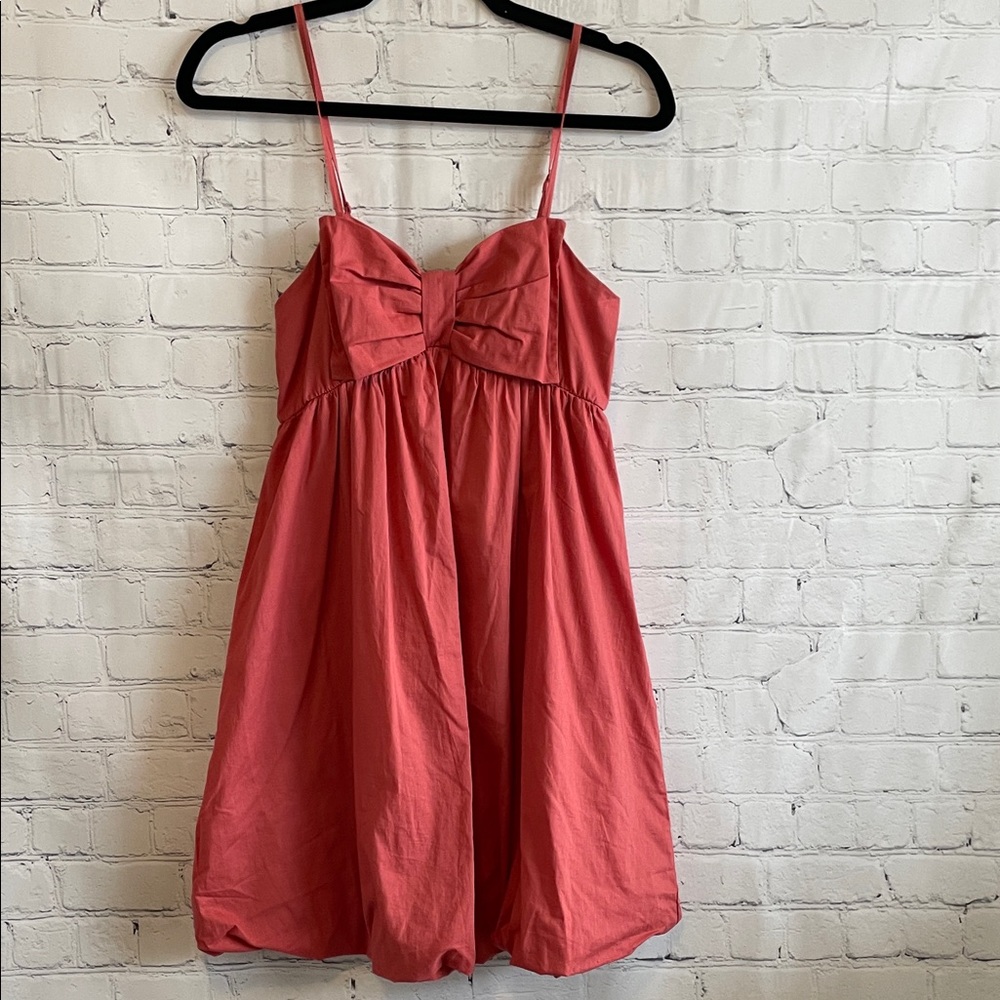 American Rag Coral Mini Bubble Dress Size Medium